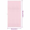 vidaXL Sporthanddukar 2 pcs Rosa 180 x 90 cm Polyester och polyamid