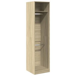 vidaXL Garderob sonoma-ek 50x50x200 cm konstruerat tr&auml;