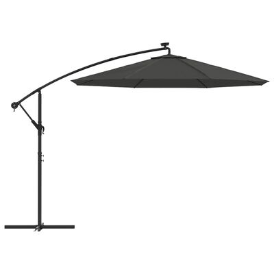 vidaXL Reservtyg för frihängande parasoll antracit 350 cm