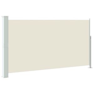 vidaXL Sidomarkis f&ouml;r uteplats 160 x 300 cm gr&auml;ddvit