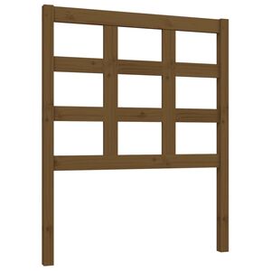vidaXL S&auml;nggavel honungsbrun 80,5x4x100 cm massiv furu