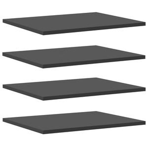vidaXL Hyllplan 4 st gr&aring; 40x50x1,5 cm konstruerat tr&auml;