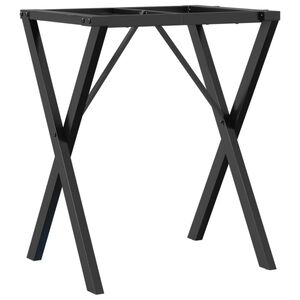 vidaXL Bordsben f&ouml;r matbord X-ram 60x50x73 cm st&aring;l