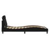 vidaXL Bed Frame "Viana" with LED without Mattress Black 100x203 cm