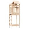 vidaXL Lekstapel Brun 52,5 x 85 x 238 cm Massiv furu