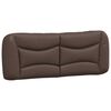 vidaXL Bed Frame without Mattress "Hvar" Brown 140x190 cm Faux Leather