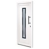 vidaXL Ytterd&ouml;rr vit 88x200 cm PVC