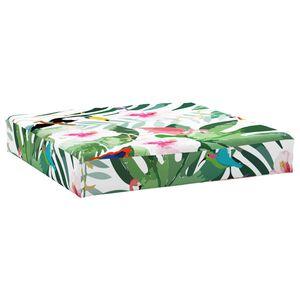 vidaXL Palldyna flerf&auml;rgad 60x60x8 cm oxfordtyg