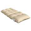 vidaXL Stolsdynor 4 st beige oxfordtyg