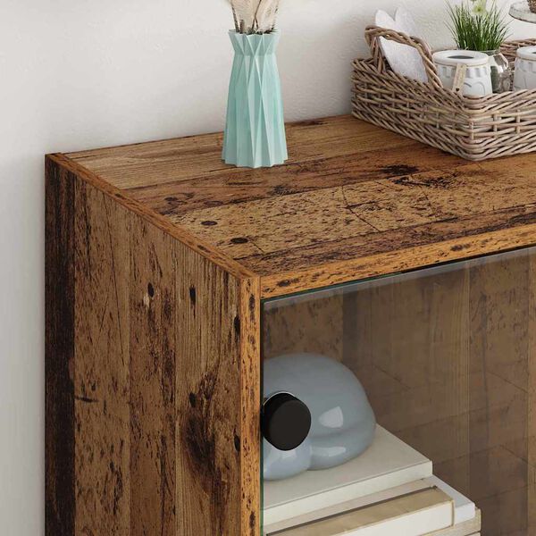 vidaXL Sidokabinett Gammalt tr&auml; 68 x 37 x 75,5 cm Konstruerat tr&auml;