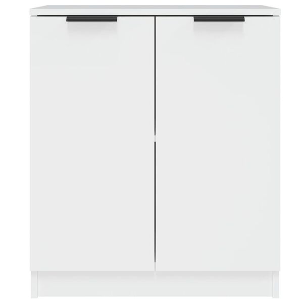 vidaXL Skåp vit 60x30x70 cm konstruerat trä