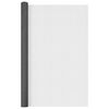 vidaXL Insektsnät glasfiberplast 80x1000 cm svart
