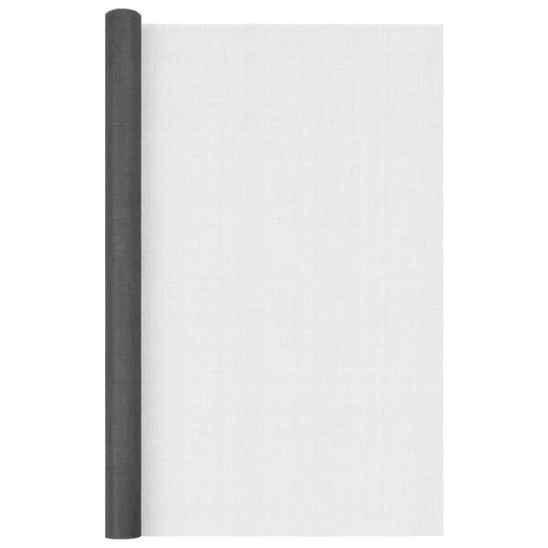 vidaXL Insektsnät glasfiberplast 80x1000 cm svart