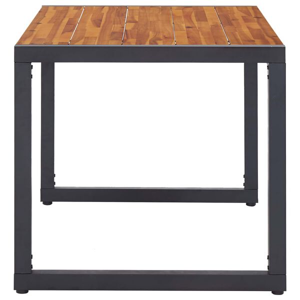 vidaXL Matgrupp f&ouml;r tr&auml;dg&aring;rden 7 delar brun