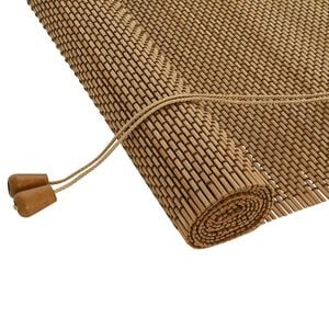 vidaXL Rullgardin Brun 150 x 220 cm Bambu