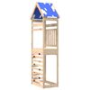 vidaXL Lekstapel Brun 52,5 x 85 x 265 cm Massiv furu