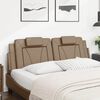 vidaXL Headboard Cushion "Viana" Cappuccino 160 cm Faux Leather