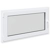 vidaXL Tilt & Turn K&auml;llarf&ouml;nster RISOR 110 x 60 cm PVC och glas