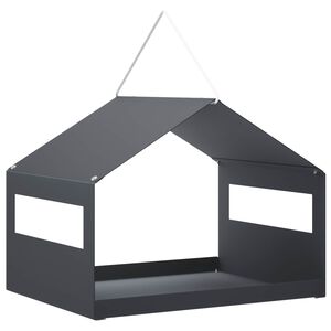 vidaXL H&auml;ngande f&aring;gelmatare St&aring;l Antracit 30 x 23 x 23 cm