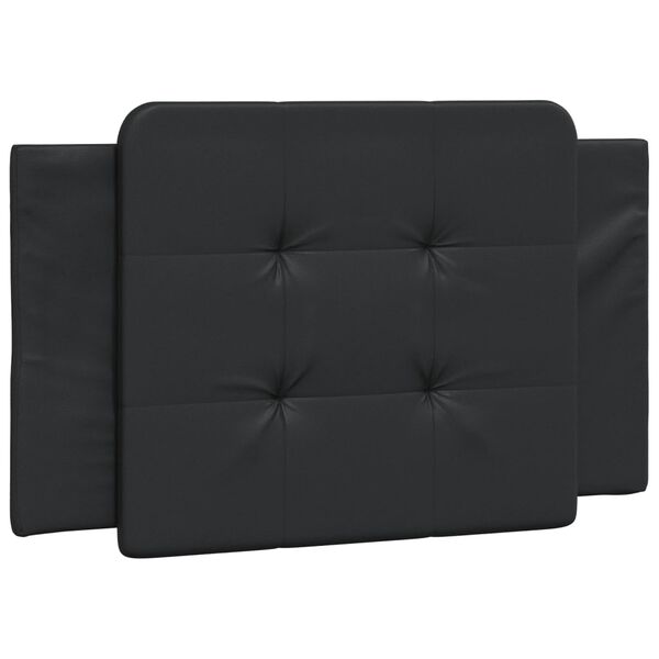 vidaXL Headboard Cushion "Zadar" Black 90 cm Faux Leather