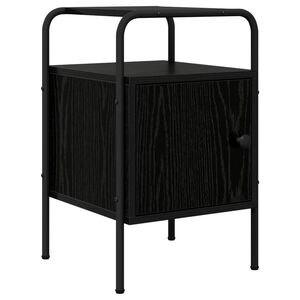 vidaXL Nattduksbord Svart ek 35 x 36,5 x 56 cm Konstruerat tr&auml;