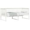 vidaXL Dagb&auml;dd utan madrass vit 90x200 cm massiv furu