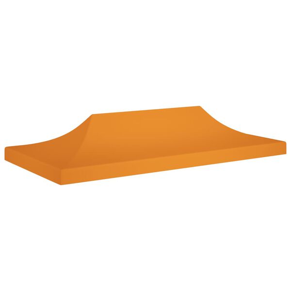 vidaXL Tak till partytält 6x3 m orange 270 g/m²