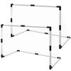 vidaXL Minifotbollsm&aring;l 2 st f&ouml;r barn 91,5x48x61cm