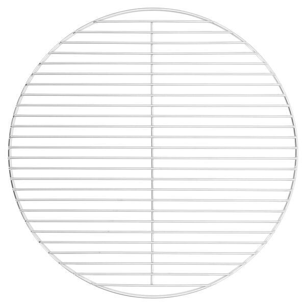 vidaXL Grillgaller runt &Oslash;50 cm 304 rostfritt st&aring;l