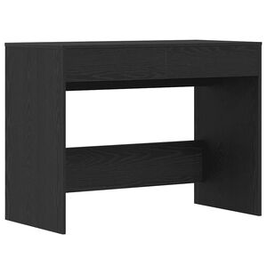 vidaXL Skrivbord svart ek 101x50x76,5 cm konstruerat tr&auml;