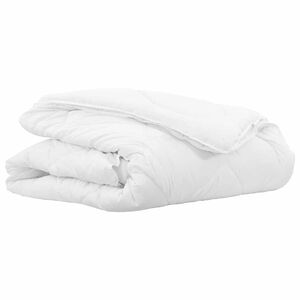 vidaXL Quilts & Duvets Vit 135 x 220 cm Polyester