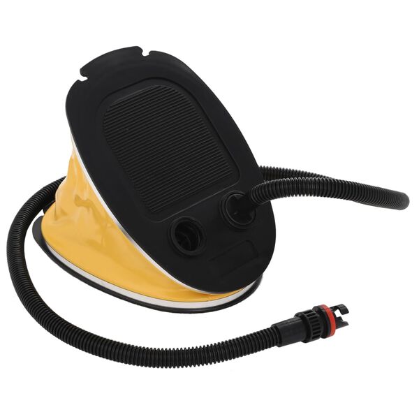vidaXL Fotpump 26x18 cm PP och PE gr&aring; och gul