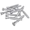 vidaXL Konfirmationsskruvar 2500 pcs Silver Metall