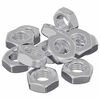 vidaXL Sexkantig mutter 12 pcs Silver m8 Metall
