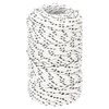 vidaXL B&aring;tlina fl&auml;tad vit 2 mm x 100 m polyester