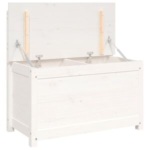 vidaXL B&auml;nk vit 80x41x77 cm massiv furu
