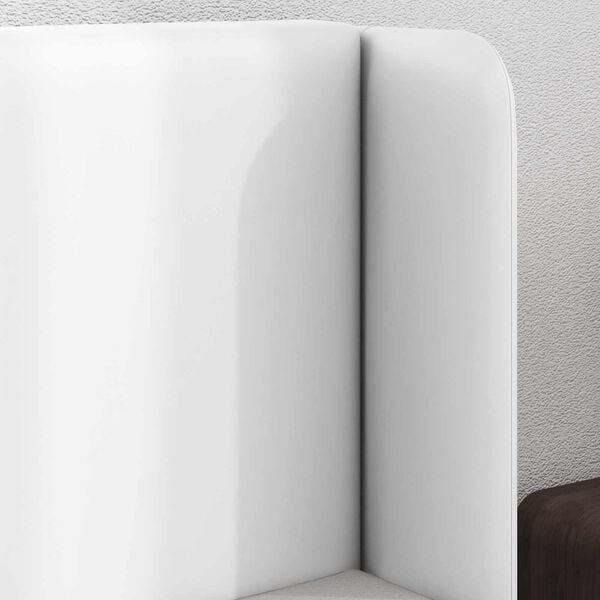 vidaXL S&auml;nggavel &Ouml;ra Vit 40,5 x 40,5 x 4 cm PVC