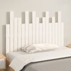 vidaXL V&auml;ggmonterad huvudgavel vit 108x3x80 cm massiv furu