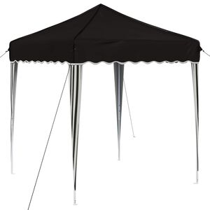vidaXL Pop-up Partyt&auml;lt 195 x 195 x 245 cm Svart Oxford Tyg
