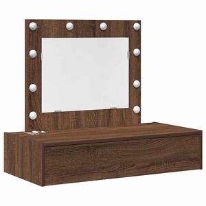 vidaXL Smyckebord Brun 83 x 40 x 70 cm Konstruerat tr&auml;