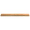 vidaXL F&ouml;nsterb&auml;nkar 2 st ljusbrun 80x15x2 cm massiv ek