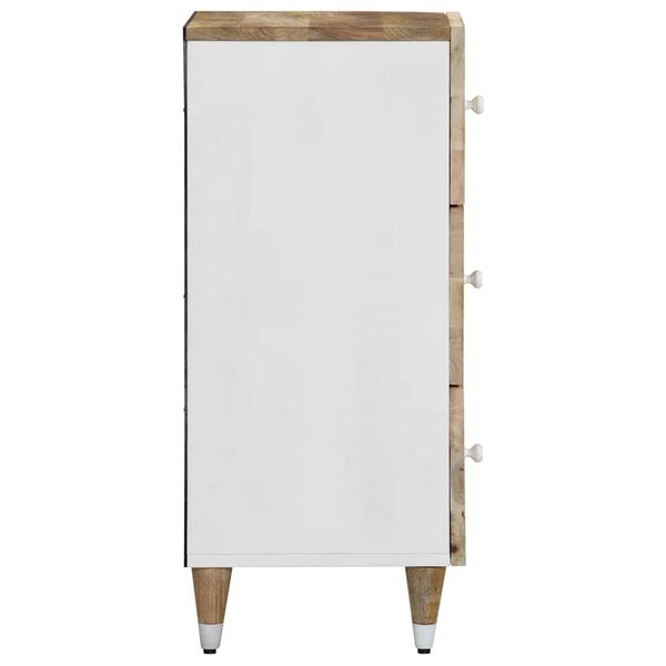 vidaXL Sk&auml;nk 40x33,5x75 cm mango i massivt tr&auml;