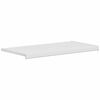 vidaXL F&ouml;nsterbr&auml;da Vit 100 x 40 x 4,5 cm PVC