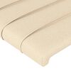 vidaXL S&auml;nggavel creme 100x5x118/128 cm tyg