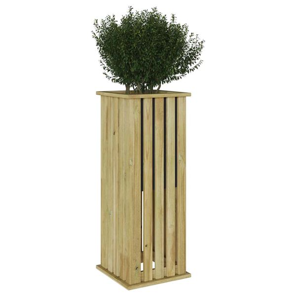 vidaXL Plantl&aring;dor Brun 33 x 33 x 85 cm Impregnerat furutr&auml;