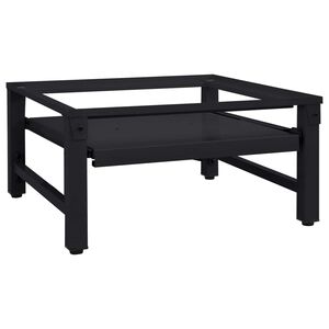 vidaXL Tv&auml;ttmaskin Pedestal Svart 62 x 60,5 x 32,5 cm St&aring;l