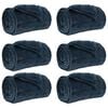 vidaXL Filtar 6 st M&ouml;rkbl&aring; 130 x 150 cm 3.04 kg Fleece