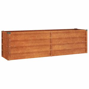 vidaXL Odlingsl&aring;da rostig 160x40x45 cm rosttr&ouml;gt st&aring;l