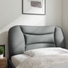 vidaXL Headboard Cushion "Hvar" Light Grey 80 cm Fabric