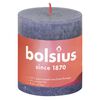 Bolsius Rustika blockljus 4-pack 80x68 mm skymningsblå
